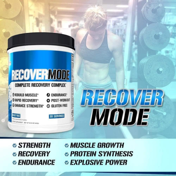 Nutrition Recover Mode- Complete Post Workout with BCAAs, Immunity Support, Vitamin C, D & E, Electrolytes, Hydration, Creatine, Glutamine, Beta-Alanine, L-Carnitine, 30 Serve - Image 5