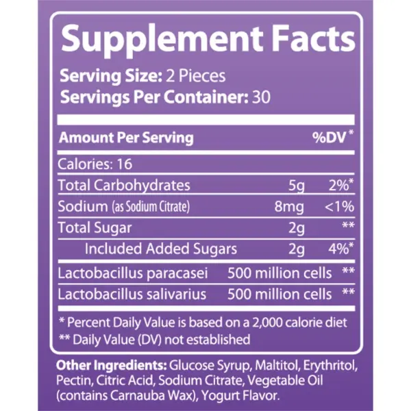 OPA Probiotic Gummies 1 Billion CFU, Gut Health, Gas & Bloating Relief - 60 Ct. - Image 3